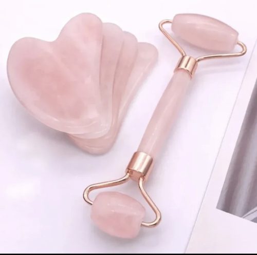 Gua Sha kő és arcroller